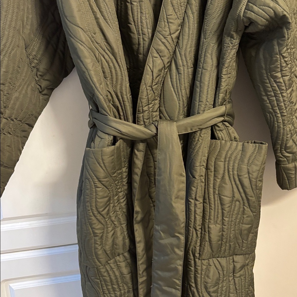 Calme by Johnny Was long wrap coat XL - Picture 7 of 10
